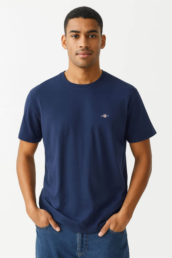 GANT Mens Regular Shield T-Shirt Persian Blue Northern Ireland Belfast