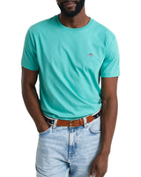 GANT Mens Regular Shield T-Shirt Tropical Blue Northern Ireland