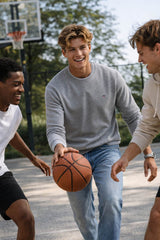 GANT Mens Shield Crew Neck Sweatshirt Grey Melange Northern Ireland