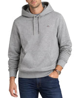 GANT Mens Shield Hoodie Grey Melange Northern Ireland Belfast