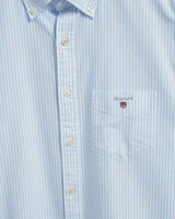 GANT Men’s Shirt Regular Oxford Banker Capri Blue