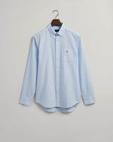 GANT Men’s Shirt Regular Oxford Banker Capri Blue