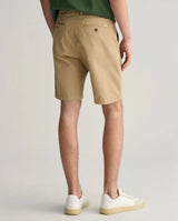 GANT Mens Slim Twill Shorts Dark Khaki Northern Ireland Belfast