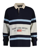 GANT Men’s Striped Rugger Evening Blue Northern Ireland Belfast