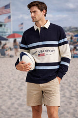 GANT Men’s Striped Rugger Evening Blue Northern Ireland Belfast