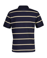 GANT Mens Striped SS Polo Shirt Evening Blue Northern Ireland Belfast