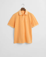 GANT Mens Sunfaded Pique Polo Shirt Peachy Orange Northern Ireland