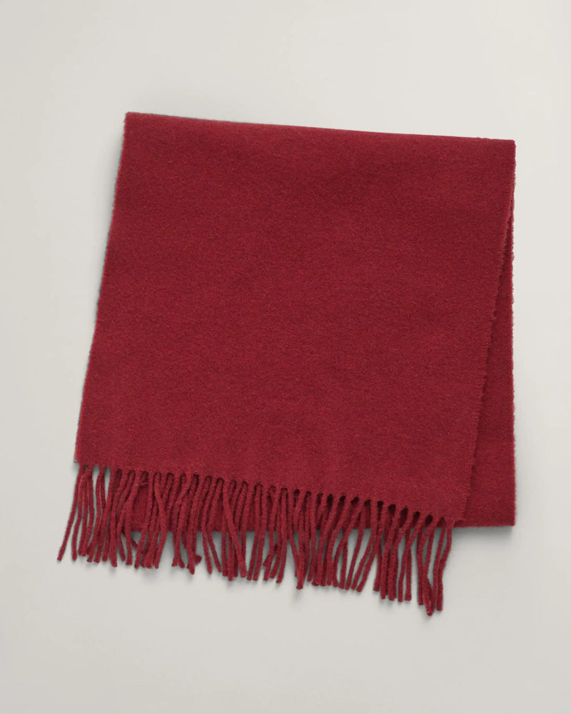 GANT Mens Wool Scarf Plumped Red Northern Ireland Belfast