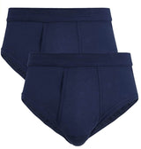 Gotzburg Classic 2 Pack Y Front Briefs Navy