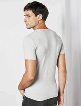 Guess Core Logo Basic T-Shirt Triangle Logo Grey - Shirts & 