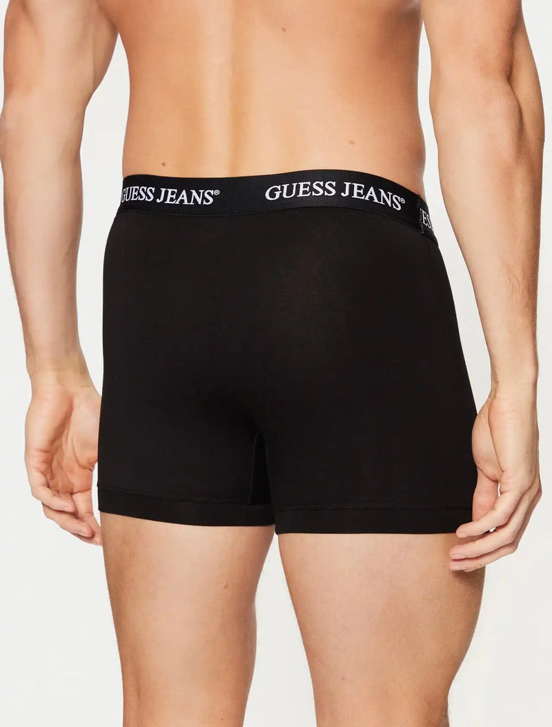 Guess Jeans Mens 2 Pack Boxer Briefs Black/Grey Northern Ireland