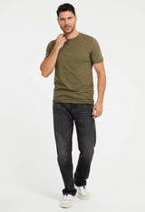 Guess Mens Eco Aidy Logo T-Shirt Olive Northern Ireland Belfast