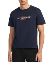 Guess Mens American Tradition T-Shirt Navy Northern Ireland Belfast