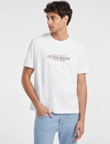 Guess Mens American Tradition T-Shirt White Northern Ireland Belfast