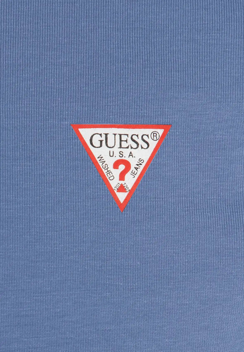 Guess Men’s Core Logo T-Shirt Partly Cloudy Blue Northern Ireland