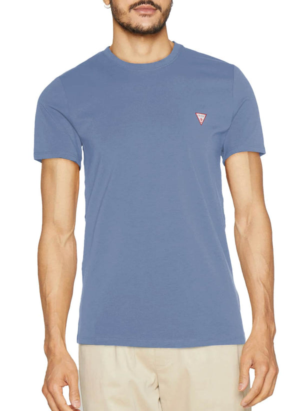 Guess Men’s Core Logo T-Shirt Partly Cloudy Blue Northern Ireland