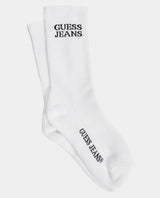 Guess Mens Crew Sports Socks 1 Pack White Northern Ireland Belfast