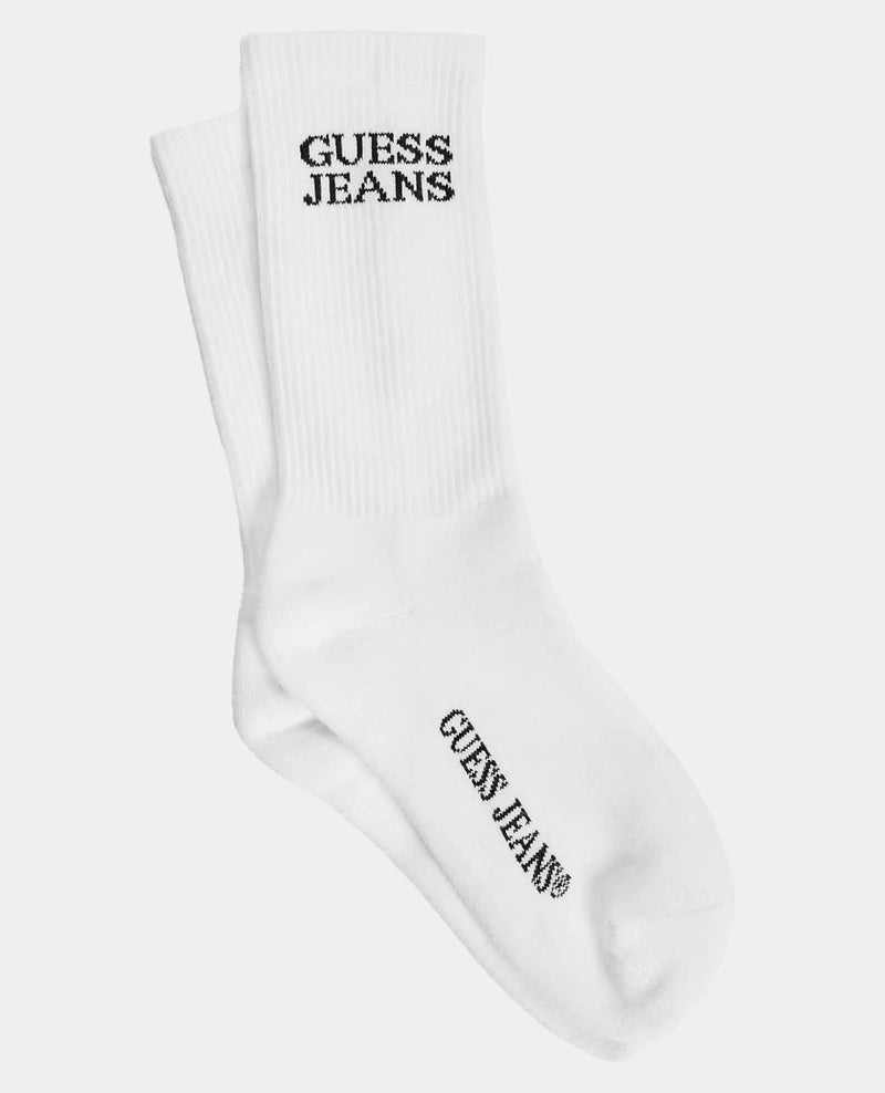 Guess Mens Crew Sports Socks 1 Pack White Northern Ireland Belfast