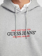 Guess Mens GJ American Tradition Hoodie Medium Grey Heather Northern