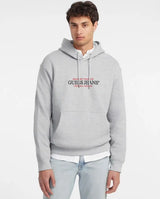 Guess Mens GJ American Tradition Hoodie Medium Grey Heather Northern