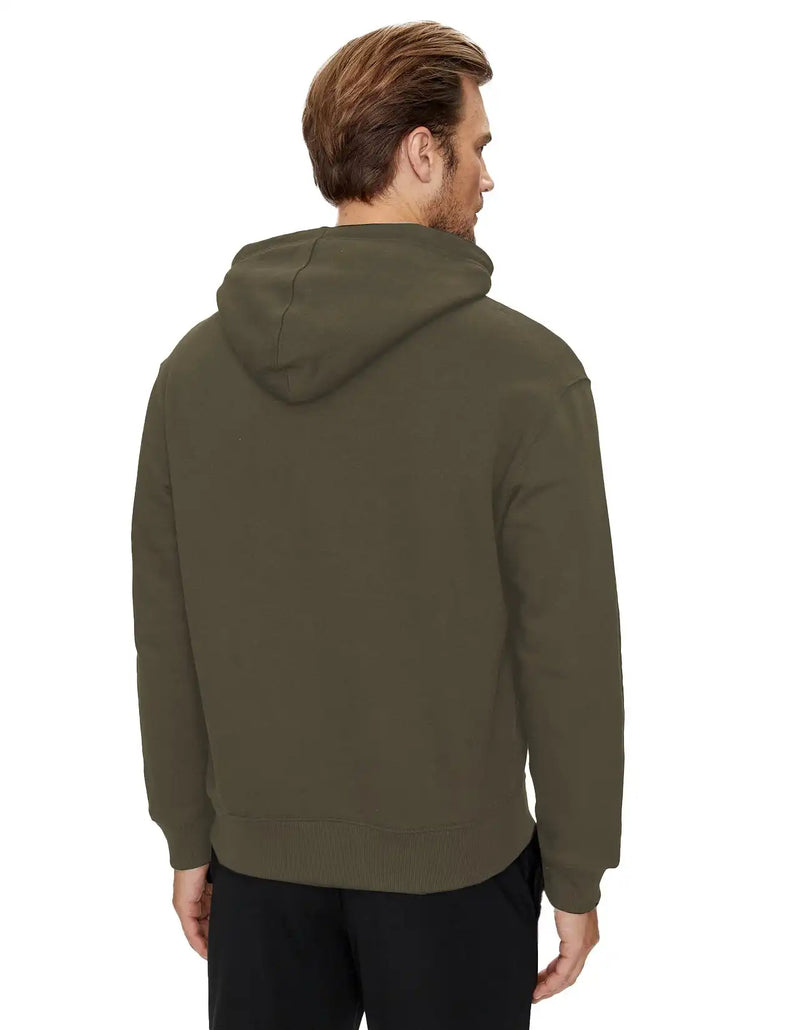 Guess Mens GJ American Tradition Hoodie Olive Light Green Northern