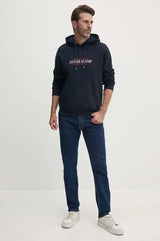 GUESS Mens GJ Regular American Tradition Hoodie Navy Northern Ireland