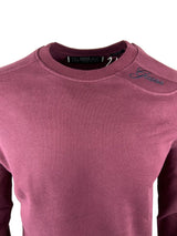 Guess Mens Inverted W Logo Sweatshirt Burgundy Ballynahinch Northern