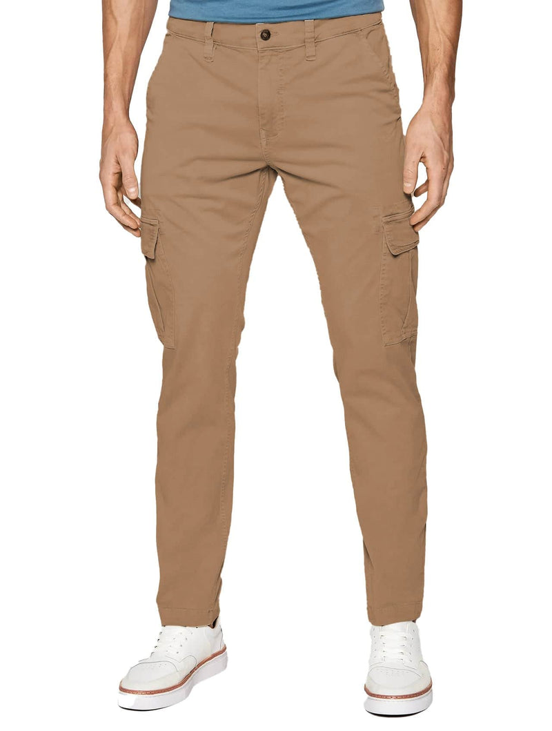 Guess Men’s Lonta Classic Cargo Pants Wallnut Shell Northern