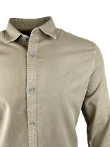 Guess Mens LS Sunset Textured Shirt M3BH63WFRX0 Sand Ballynahinch