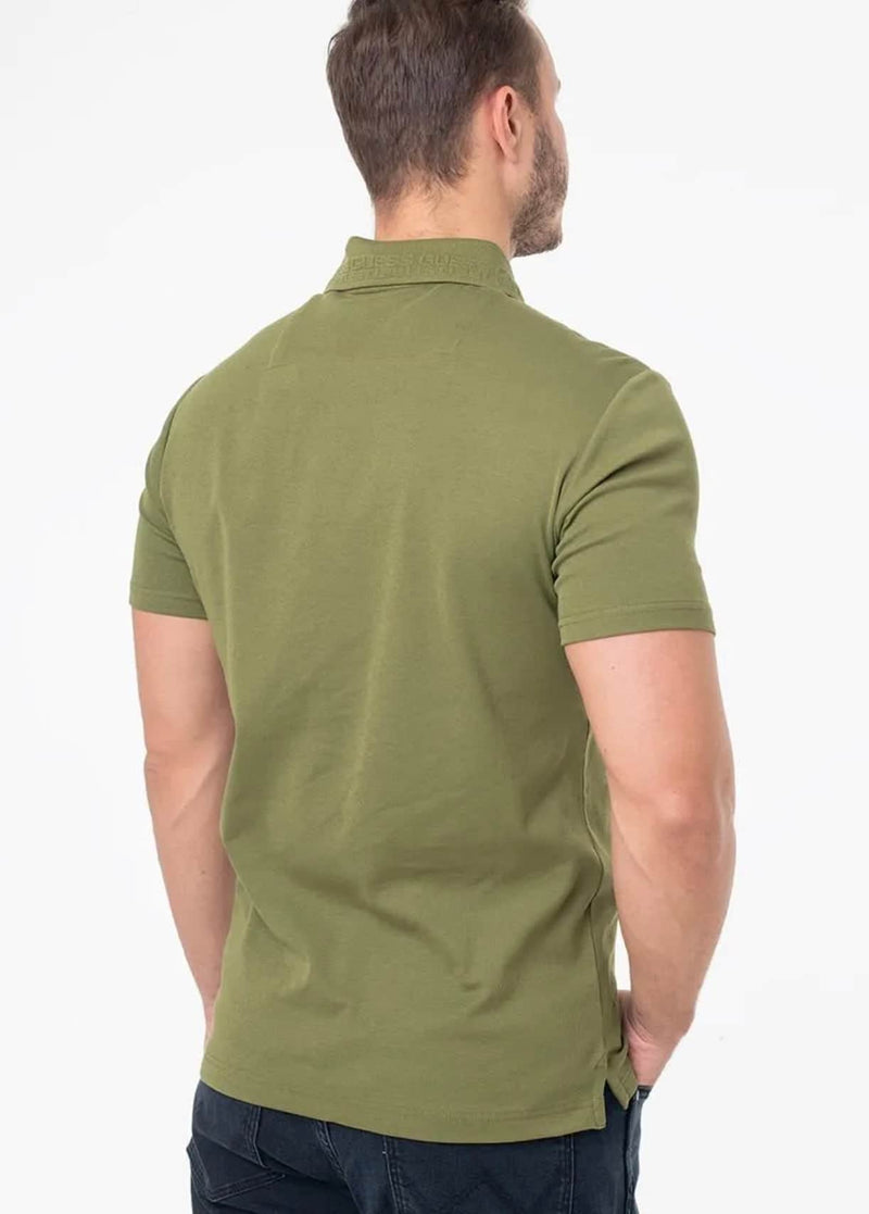 Guess Men’s Nolan SS Polo Shirt Green Stone Northern Ireland Belfast
