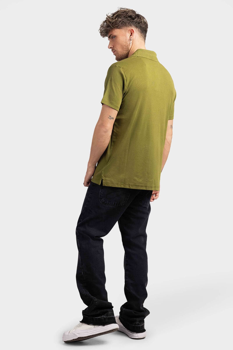 Guess Men’s Nolan SS Polo Shirt Green Stone Northern Ireland Belfast