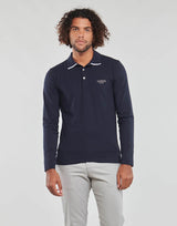 Guess Oliver Long Sleeve Polo Smart Blue - Shirts & Tops