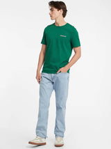 GUESS Mens Slim American Tradition T-Shirt Eternal Green Northern