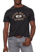 GUESS Mens Slim GJ Authentic T-Shirt Black Northern Ireland Belfast