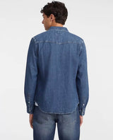 GUESS Mens Slim Long Sleeve Denim Shirt Blue Northern Ireland Belfast