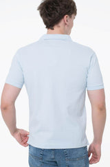 Guess Mens SS Polo Shirt Light Blue Northern Ireland Belfast