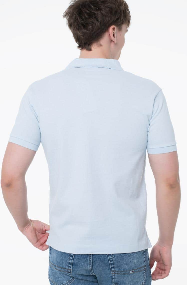 Guess Mens SS Polo Shirt Light Blue Northern Ireland Belfast