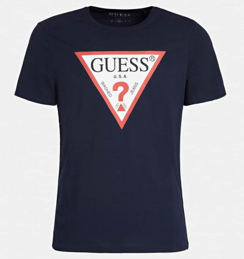 Guess CN SS Original Logo Tshirt Navy