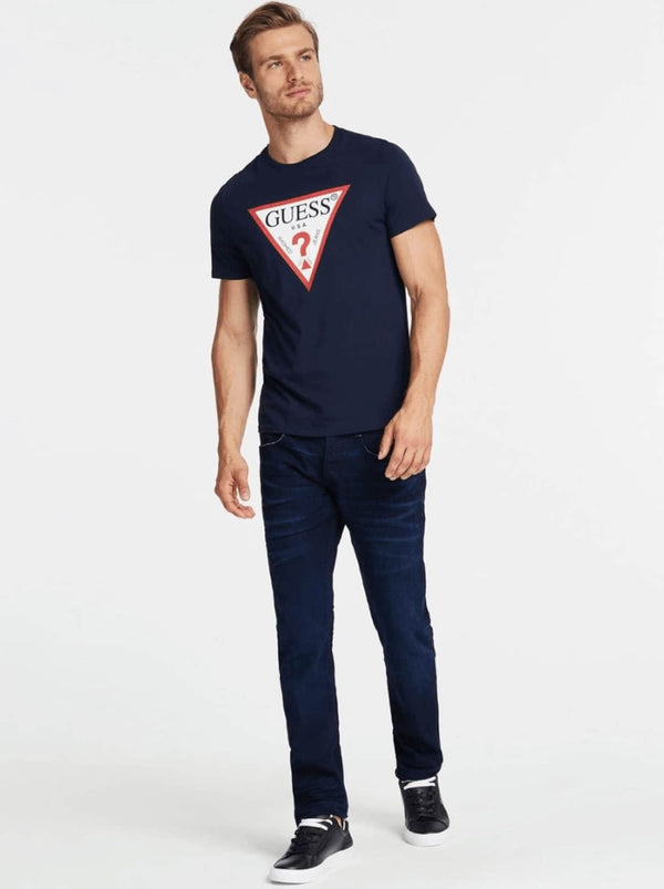 Guess CN SS Original Logo Tshirt Navy