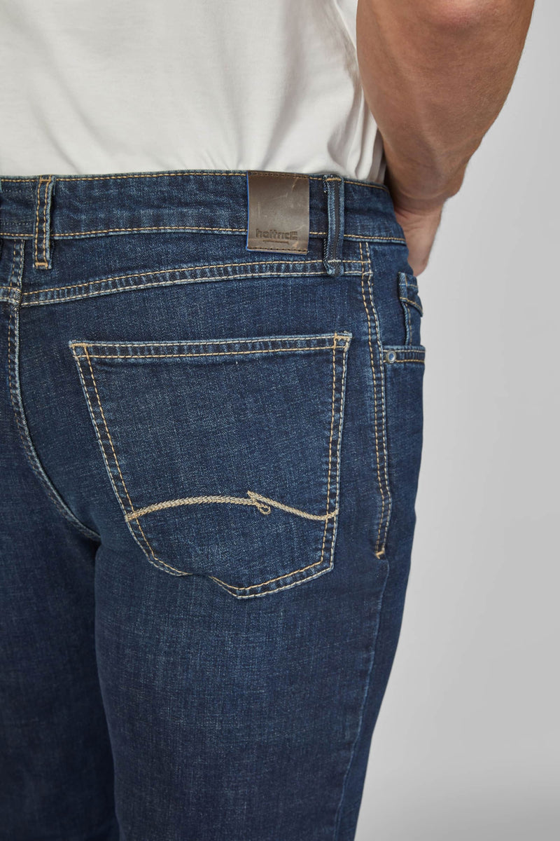 Hattric Jeans Hunter Straight Leg Stretch 688465 Pure Indigo Blue