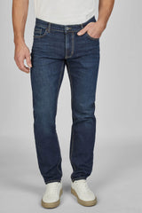 Hattric Jeans Hunter Straight Leg Stretch 688465 Pure Indigo Blue