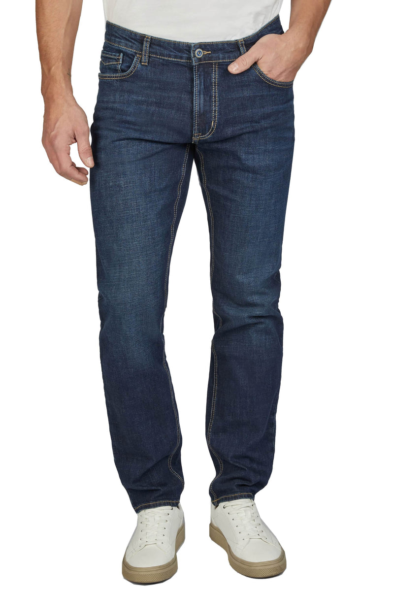 Hattric Jeans Hunter Straight Leg Stretch 688465 Pure Indigo Blue