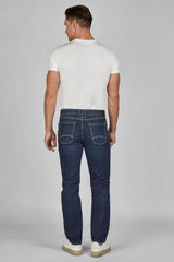 Hattric Jeans Hunter Straight Leg Stretch 688465 Pure Indigo Blue
