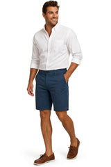 Hattric Mens Chino Shorts Mid Blue Northern Ireland Belfast