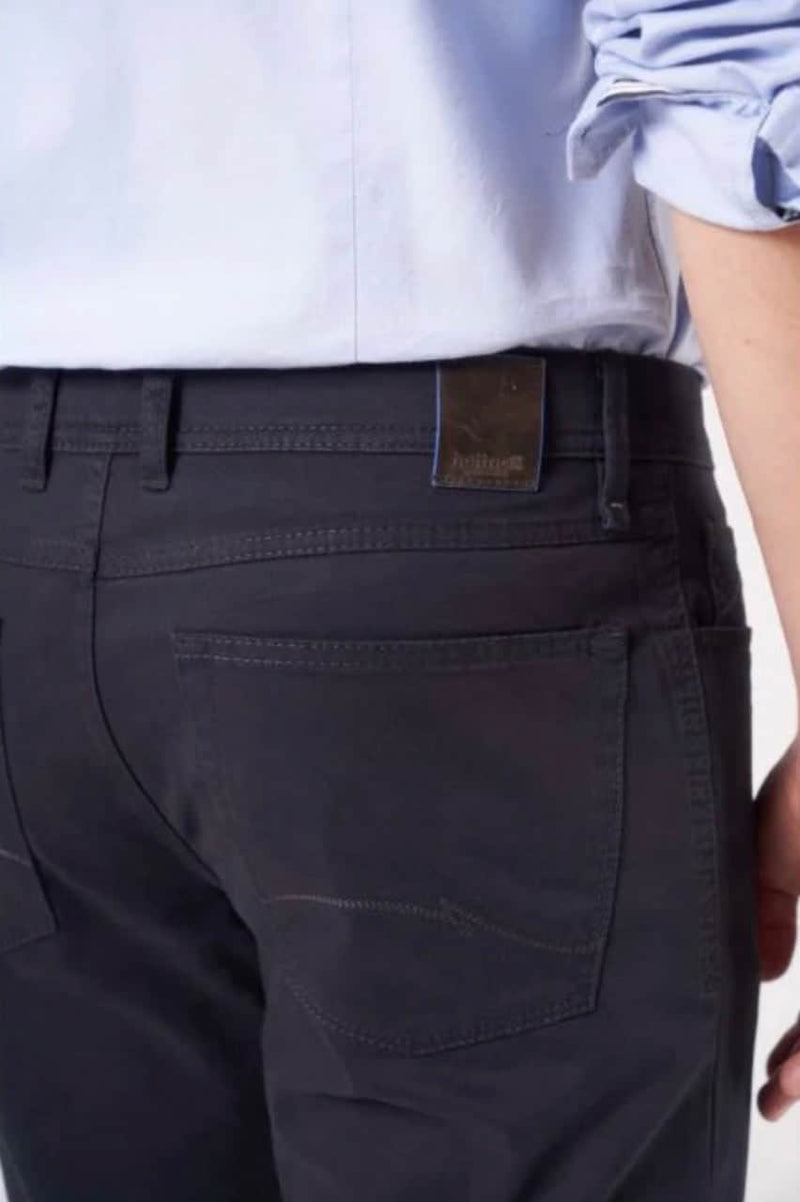 Hattric Men’s Chino Trousers Hunter Straight Leg Stretch 688405/45