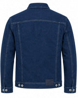 Hattric Mens Denim Jacket Dark Blue Northern Ireland Belfast