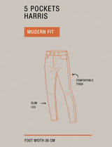 Hattric Mens Harris Slim Jeans Dark Beige Northern Ireland Belfast