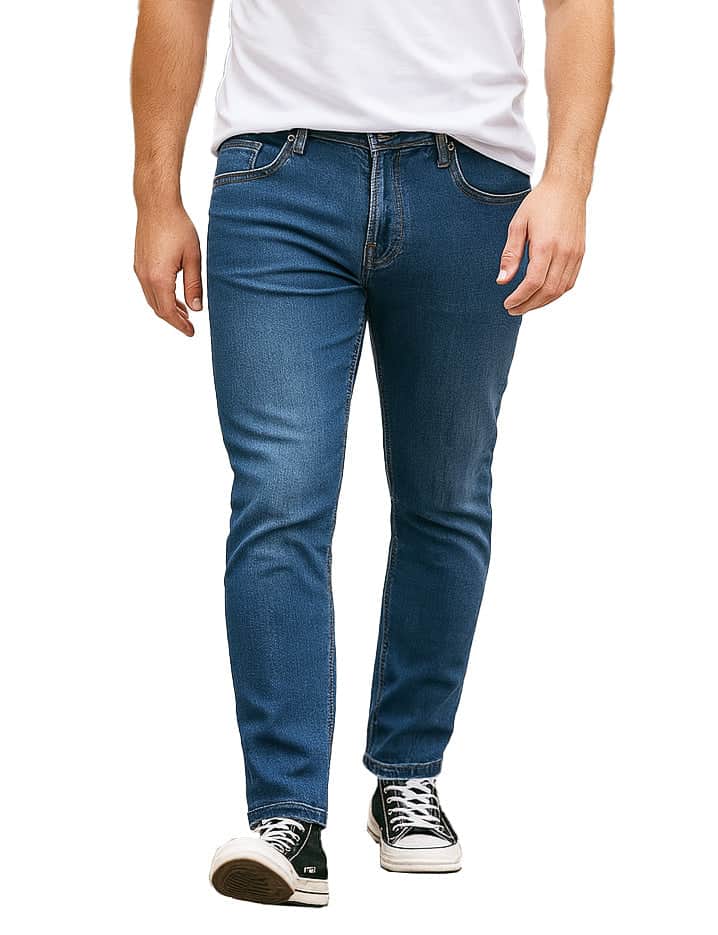 Hattric Mens Harris Slim Stretch Jeans Light Blue Northern Ireland