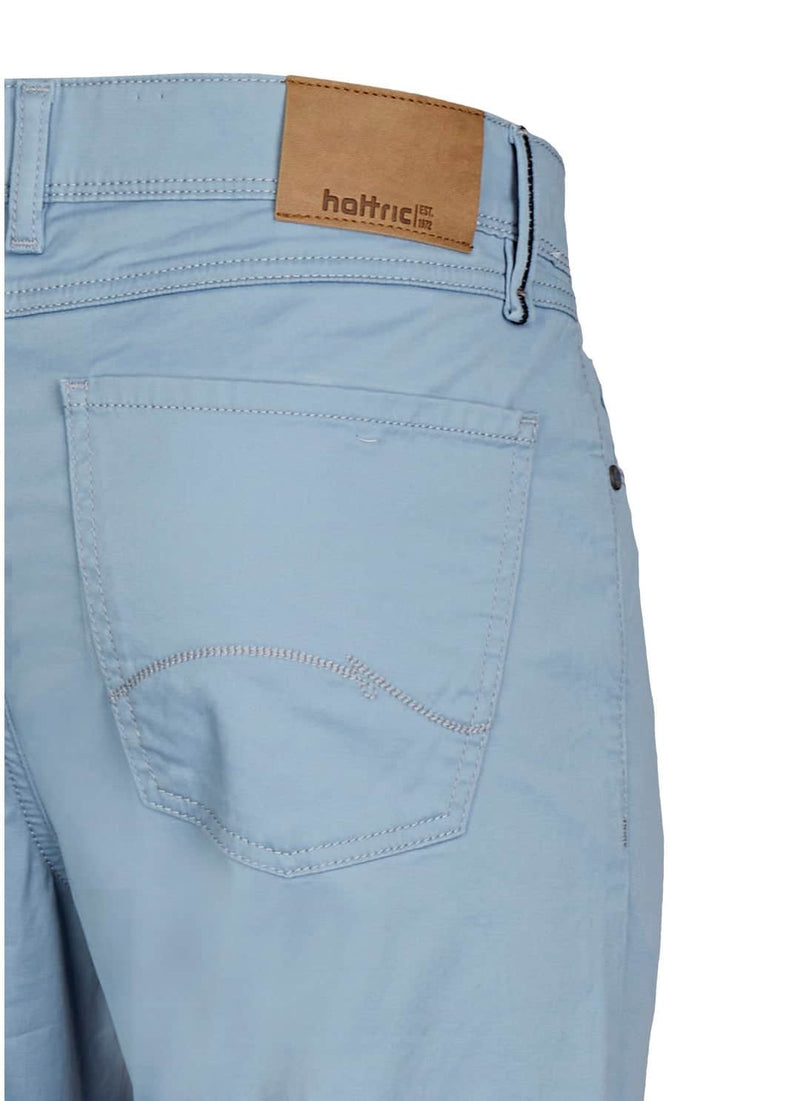 Hattric Mens Hunter 5 Pocket Straight Leg Trousers Blue Northern