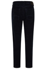 Hattric Mens Hunter Corduroy Trousers Smoke Navy Blue Northern